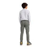 Silbon – 136065 – Camisa de cuadros de manga larga 100% algodón BCI de corte regular - Niño