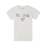 Silbon – 136121 – Camiseta de manga corta 100% algodón con impresión delantera – Unisex niños