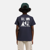 Silbon – 136124 – Camiseta de manga corta 100% algodón con impresión en la espalda – Unisex niños