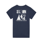 Silbon – 136124 – Camiseta de manga corta 100% algodón con impresión en la espalda – Unisex niños
