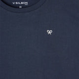Silbon – 136124 – Camiseta de manga corta 100% algodón con impresión en la espalda – Unisex niños