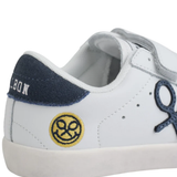 Silbon – 136267 – Zapatillas de piel con cierre de velcro - Niño