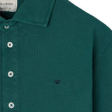 Silbon – 136607 – Polo liso de manga larga 100% algodón de corte regular con cuello clásico - Hombre
