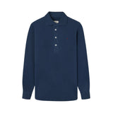 Silbon – 136608 – Polo liso de manga larga 100% algodón de corte regular con cuello clásico - Hombre