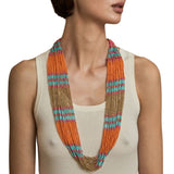 Latido - 15003CO-007 – Collar multivuelta de resina