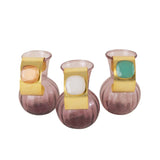 Latido - 15207PU-010 – Pulsera brazalete de latón con baño de oro y piedra semipreciosa naranja