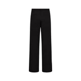 Free/Quent - Nanni 200632-Negro - Pantalones negros rectos de talle alto con bolsillos laterales - Mujer