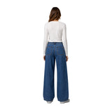 Free/Quent - Liana 205298-Blanco roto - Camiseta blanca de manga larga - Mujer