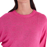Free/Quent – Vicki 208117-9879 – Jersey fucsia de viscosa con manga francesa y hombros caídos - Mujer