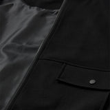 Free/Quent - Nanni 211582-Negro - Chaleco negro con cierre de cremallera y bolsillos - Mujer