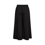 Free/Quent - Nanni 211583-Negro - Pantalones culotte negros de tiro medio con bolsillos laterales - Mujer