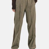 Free/Quent - Sofy 211984-Topo - Pantalones color topo con cintura elástica y bolsillos - Mujer