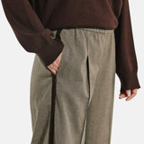 Free/Quent - Sofy 211984-Topo - Pantalones color topo con cintura elástica y bolsillos - Mujer
