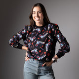Minueto – Zinerva 252078 – Camiseta de manga larga con estampado - Mujer