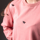 Minueto – 252018 – Sudadera con lazos - Mujer