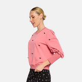 Minueto – 252018 – Sudadera con lazos - Mujer