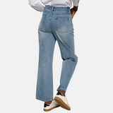 Minueto – Grazia 252067 – Pantalones vaqueros 100% algodón con detalle brillante - Mujer