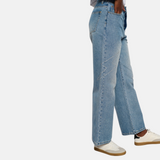 Minueto – Grazia 252067 – Pantalones vaqueros 100% algodón con detalle brillante - Mujer