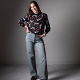 Minueto – Grazia 252067 – Pantalones vaqueros 100% algodón con detalle brillante - Mujer