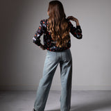 Minueto – Grazia 252067 – Pantalones vaqueros 100% algodón con detalle brillante - Mujer
