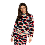 Jersey estampado multicolor Minueto Mattea para mujer | Konestilochic