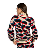 Minueto – Mattea 252305 – Jersey estampado de cuello subido - Mujer