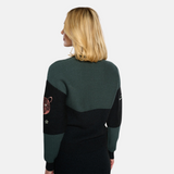 Minueto – 252312 – Jersey con estrellas y leopardo - Mujer