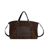 MartinaK - 25456L-LEOP.MARRÓN - Bolso marrón de mano con estampado de leopardo (47x11x29 cm.)