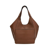 MartinaK - 261829-CAMEL - Bolso hobo camel de ecopiel grabada con bolsa interior (47x13x38 cm.)