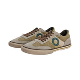 Aro - Pol Washed Canvas 3331-POL-KHAKI - Sneakers verde caqui con empeine de lona y gamuza - Hombre
