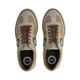Aro - Pol Washed Canvas 3331-POL-KHAKI - Sneakers verde caqui con empeine de lona y gamuza - Hombre