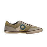 Aro - Pol Washed Canvas 3331-POL-KHAKI - Sneakers verde caqui con empeine de lona y gamuza - Hombre