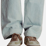 Aro - Pol Washed Canvas 3331-POL-KHAKI - Sneakers verde caqui con empeine de lona y gamuza - Hombre