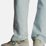 Aro - Pol Washed Canvas 3331-POL-KHAKI - Sneakers verde caqui con empeine de lona y gamuza - Hombre