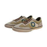 Aro - Pol Washed Canvas 3331-POL-KHAKI - Sneakers verde caqui con empeine de lona y gamuza - Hombre