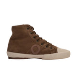 Aro - Charlie Suede 3681-CHARLIE-COCONUT - Zapatillas marrones de caña alta con empeine de gamuza - Mujer