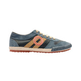 Aro - Ido 3683-IDO-MIDNIGHT - Sneakers azul marino de piel y ante con efecto lavado - Hombre