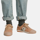 Aro - Ray Suede 3770-RAY-APRICOT - Sneakers color albaricoque con empeine de gamuza - Mujer