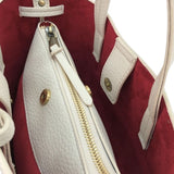 Martina K – Lovely 3810-27 – Bolso color hueso con doble asa y bandolera de quita y pon (22x16x9 cm.)