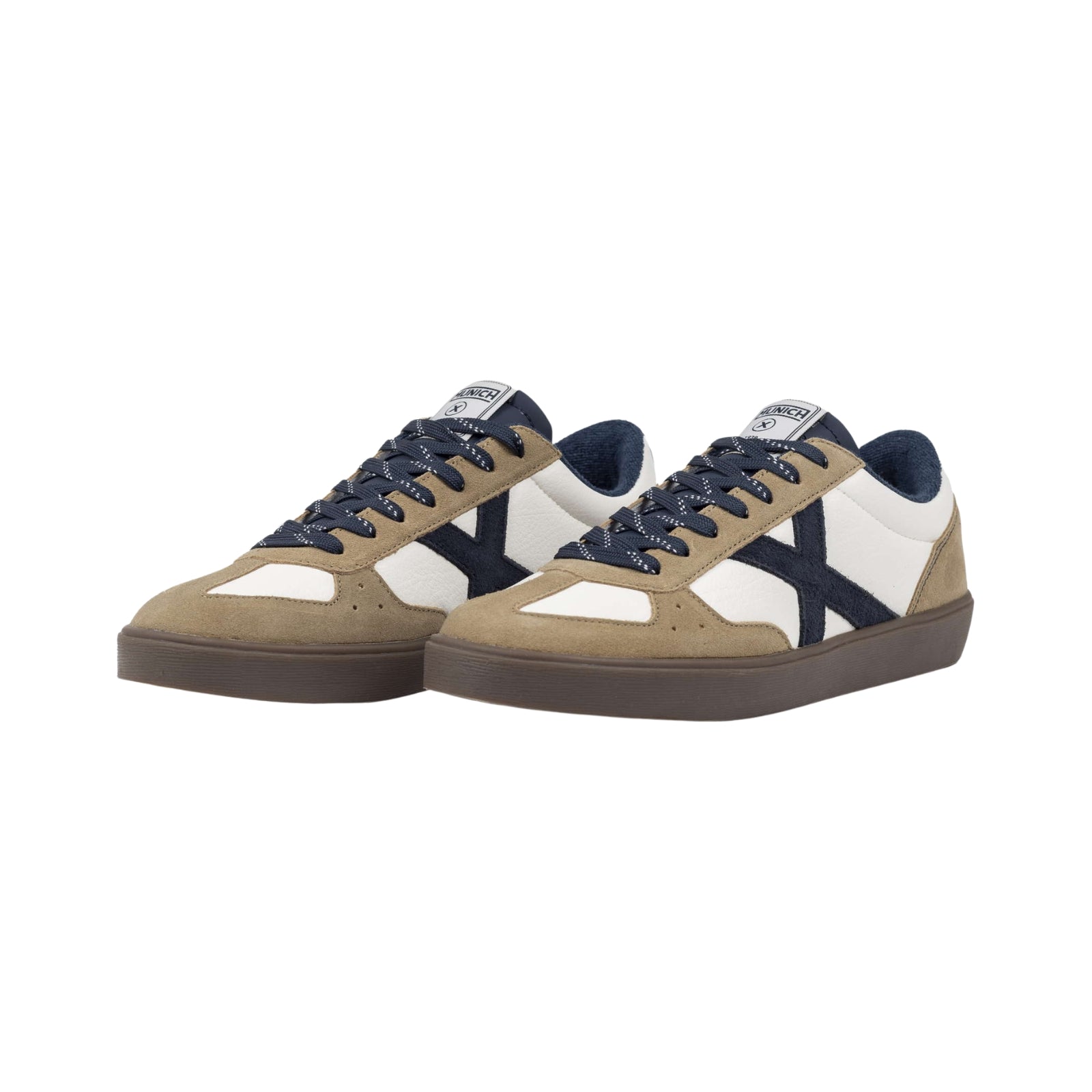 Zapatillas Munich Break 45 beige y verde unisex | Konestilochic