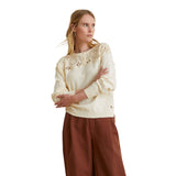 40536_2-Jersey de mujer Algodón Calados Crudo Yerse