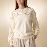 40536_2-Jersey de mujer Algodón Calados Crudo Yerse