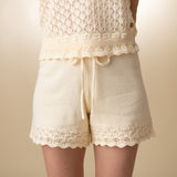 40541_2-Short color crudo de punto Yerse para mujer