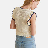 Yerse - 40542_2 - Top de punto calado - Mujer