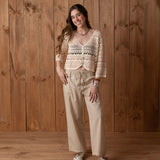 40578_2-Cárdigan de algodón de crochet Yerse para mujer