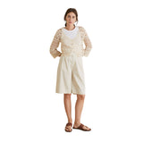40578_2-Cárdigan de algodón de crochet Yerse para mujer