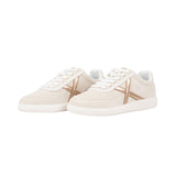 Munich – Rumba Wmn 25 4078025 – Sneakers de ante en color crema con detalles en oro rosa - Mujer