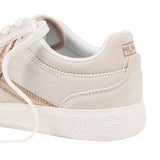Munich – Rumba Wmn 25 4078025 – Sneakers de ante en color crema con detalles en oro rosa - Mujer