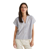 Yerse - 40858_251 Camisa azul de algodón - Mujer