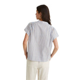 Yerse - 40858_251 Camisa azul de algodón - Mujer